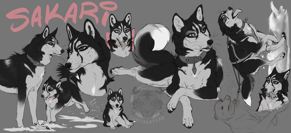 Sakari b&w page - mine