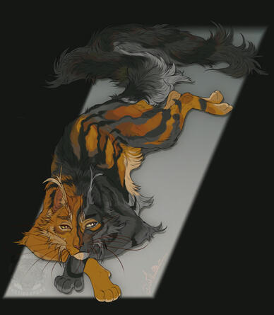Crescentpaw fullbody . lichen_trails